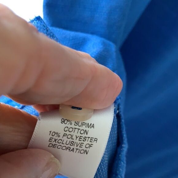 Cremieux Classic XXL blue polo - Picture 4 of 6